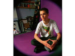 Rachel Maddow at Home in my Studio, London, 1998