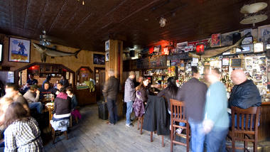 All of the bars open at 8am on Thanksgiving Day
