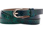 Ann Taylor Watersnake skinny belt, $34, at Ann Taylor, locations throughout the city; visit anntaylor.com