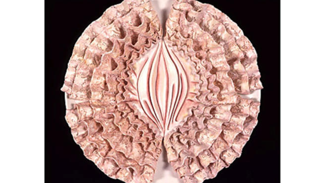 Judy Chicago, Emily Dickinson Plate from The Dinner Party, 1979