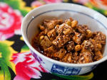 Spicy diced rabbit at Café China