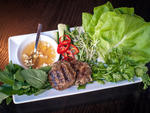 Pork crépinettes at Foragers City Table
