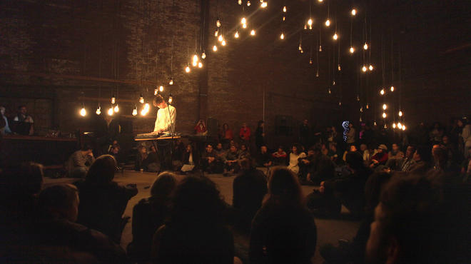 Bryce Hackford in The Company Stage, at Nuit Blanche New York's Bring to Light 2011