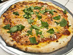 Regular pie at Di Fara Pizza