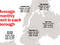 Average monthly rent in each borough