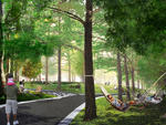 Hammock Grove, Governors Island, rendering