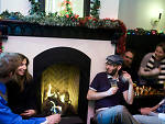 New York bars with fireplaces: Black Rabbit Bar