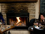 New York bars with fireplaces: Black Mountain Wine House