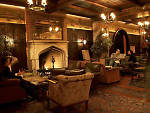New York bars with fireplaces: Lobby Bar at the Bowery Hotel