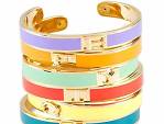 Gift guide: C. Wonder enamel initial cuffs, $48 each, at C. Wonder, locations throughout the city; visit cwonder.com 