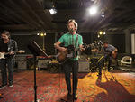 Ryan Miller, lead singer of Guster, practices with The Cabin Down Below Band at Petty Fest West Rehearsal 