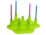 Karim Rashid Menorahmorph menorah, $50, at Cooper Shop at the Jewish Museum