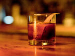 The Counting Room's Two Men & the Ocean cocktail, nut liqueur, nux alpina walnut liqueur