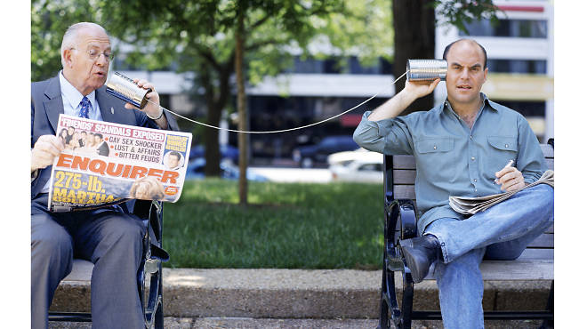 Wait Wait... Don't Tell Me!'s Carl Kasell and Peter Sagal.