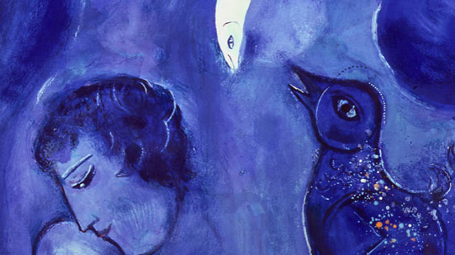 Marc Chagall, 'Le Paysage bleu', 1949