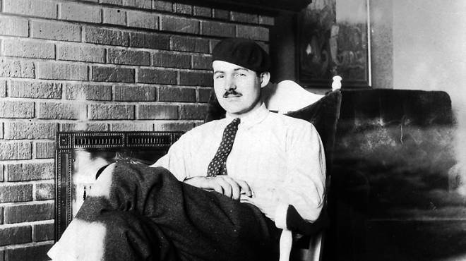 Ernest Hemingway, Paris, circa 1924. Photograph in the Ernest Hemingway Photograph Collection, John Fitzgerald Kennedy Library, Boston.