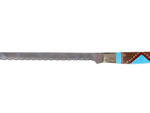 Santa Fe Stoneworks bread knife in turquoise from Mociun