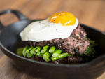 Steak and eggs at MB Post