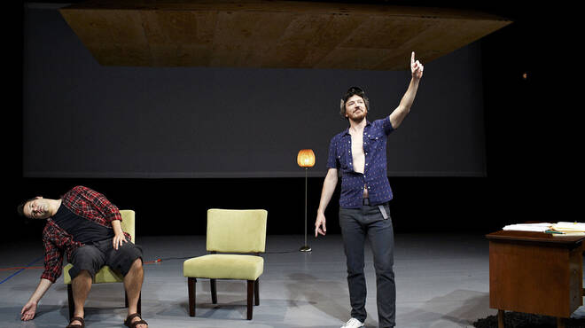 A scene from Pig Iron Theatre Company's Zero Cost House