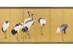 Cranes by Maruyama Okyo