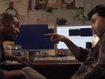 Tarik Lowe, left, and Alex Karpovsky in Supporting Characters