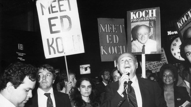 Mayor Ed Koch, the subject of Koch