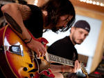 Dave Grohl, left, in Sound City