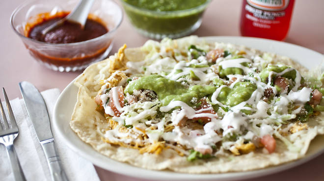 Chicken quesadilla at Country Boys