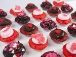 Valentine's Day cupcakes (chocolate, hot-pink velvet and red velvet), $1 each or $20 for a box of 25; at Baked By Melissa. Go to BakedByMelissa.com for store locations.