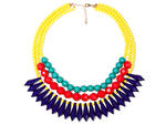 Forever 21 layered colorblock necklace, $9, at Forever 21, locations throughout the city; visit forever21.com 