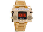 Flud BoomBox watch, $90, at Footaction, 430 Seventh Ave at 34th St (646-473-1945, footaction.com)