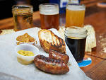 Liver sausage at the Bronx Beer Hall