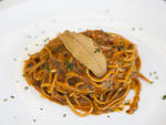 Linguini con ricci di mar at RivaBella