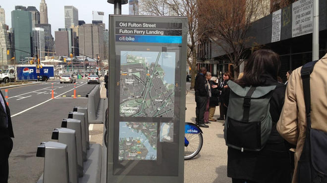 CitiBike docking stations in Brooklyn