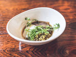 Beef Tendon Broth with Egg at Ma Peche
