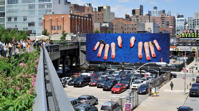 Public art on the High Line