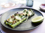 Asparagus, Marcona Almond, and Pickled Spring Onions at ABC Cocina