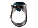 David Cripps, aqua platinum ring