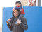 Public eye: John Divinagracia, 37,  and Santi, 3
