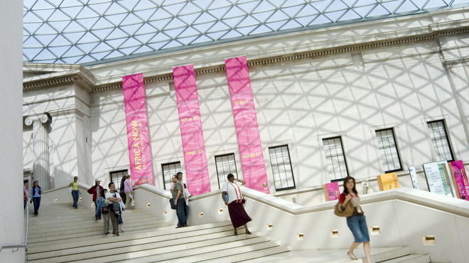 British Museum's main stairs