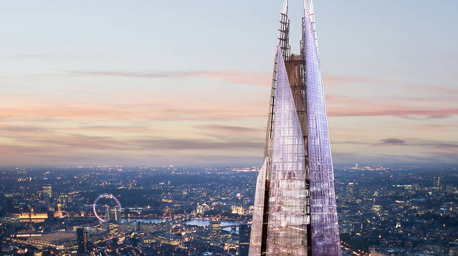 The pinnacle of The Shard