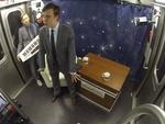 Improv Everywhere's Talk Show Subway Car