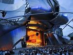 The Jay Pritzker Pavilion at night, Chicago