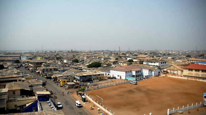 Rooftop view over Jamestown