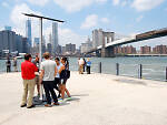 AT&T Street Charge station in Brooklyn Bridge Park