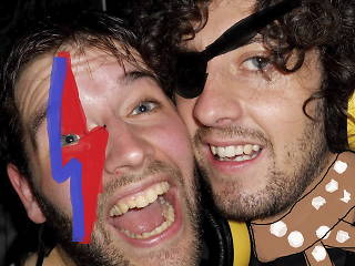 Bowie Fest's Adam Larter and Matthew Highton salute the Starman (with a little help from Microsoft Paint)