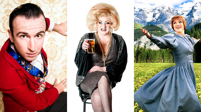 Left to right: Tomás Ford, Myra DuBois, 'Julie Madly Deeply'