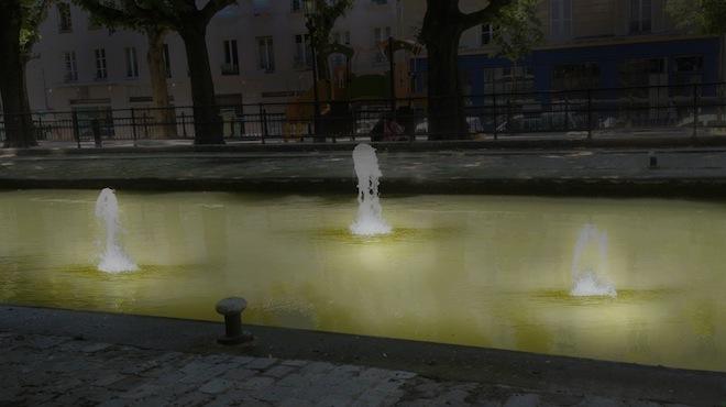 Rosa Barba, Simulation de l'œuvre Fosse d'orchestre, 2013. Courtesy de l’artiste et Frac Franche-Comté.