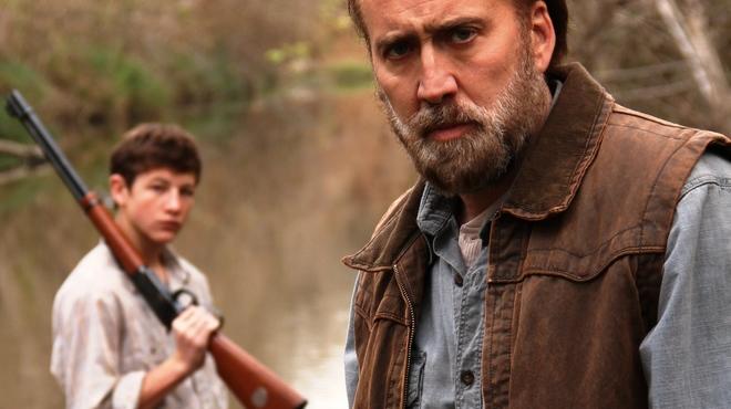 Nicolas Cage, right, in Joe