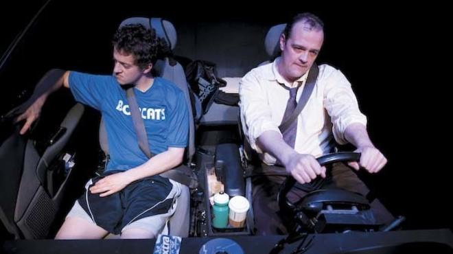 Ethan Dubin and Sean Bolger in Sixty Miles to Silver Lake at Collaboraction